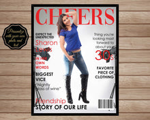 Load image into Gallery viewer, 30th Birthday Fashion Magazine Gift | Personalized 30th Birthday Gift