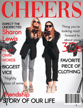 Load image into Gallery viewer, 30th Birthday Fashion Magazine with Light Magazine Cover| Editable Digital File