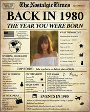 Load image into Gallery viewer, back in 1980