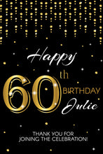 Load image into Gallery viewer, 60th Birthday Party Sign