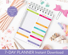 Load image into Gallery viewer, 7-Day Planner
