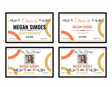 Load image into Gallery viewer, Editable Birthday Party Champagne Labels