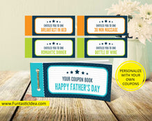 Load image into Gallery viewer, Father's Day Coupon Book