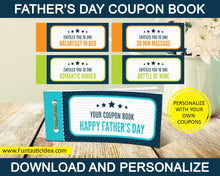 Load image into Gallery viewer, Father's Day Coupon Book