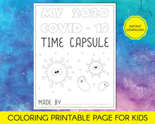 Load image into Gallery viewer, At Home Family Time Capsule during Social Distancing | Quarantine Time Capsule