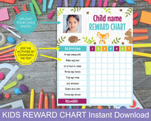 Load image into Gallery viewer, Kids Reward Chart