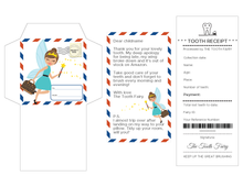 Load image into Gallery viewer, Tooth Fairy Kit | Tooth Fairy Letter | Tooth Fairy Receipt