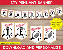 Load image into Gallery viewer, Spy Party Pennant Banner