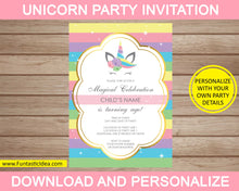 Load image into Gallery viewer, Unicorn Party Full Collection