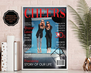 30th Birthday Fashion Magazine Gift | Personalized 30th Birthday Gift