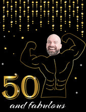 Load image into Gallery viewer, Funny 50th Birthday Party Sign