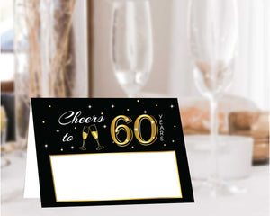 60th Birthday Party Decorations and Invitation
