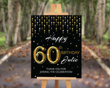 Load image into Gallery viewer, 60th Birthday Party Sign