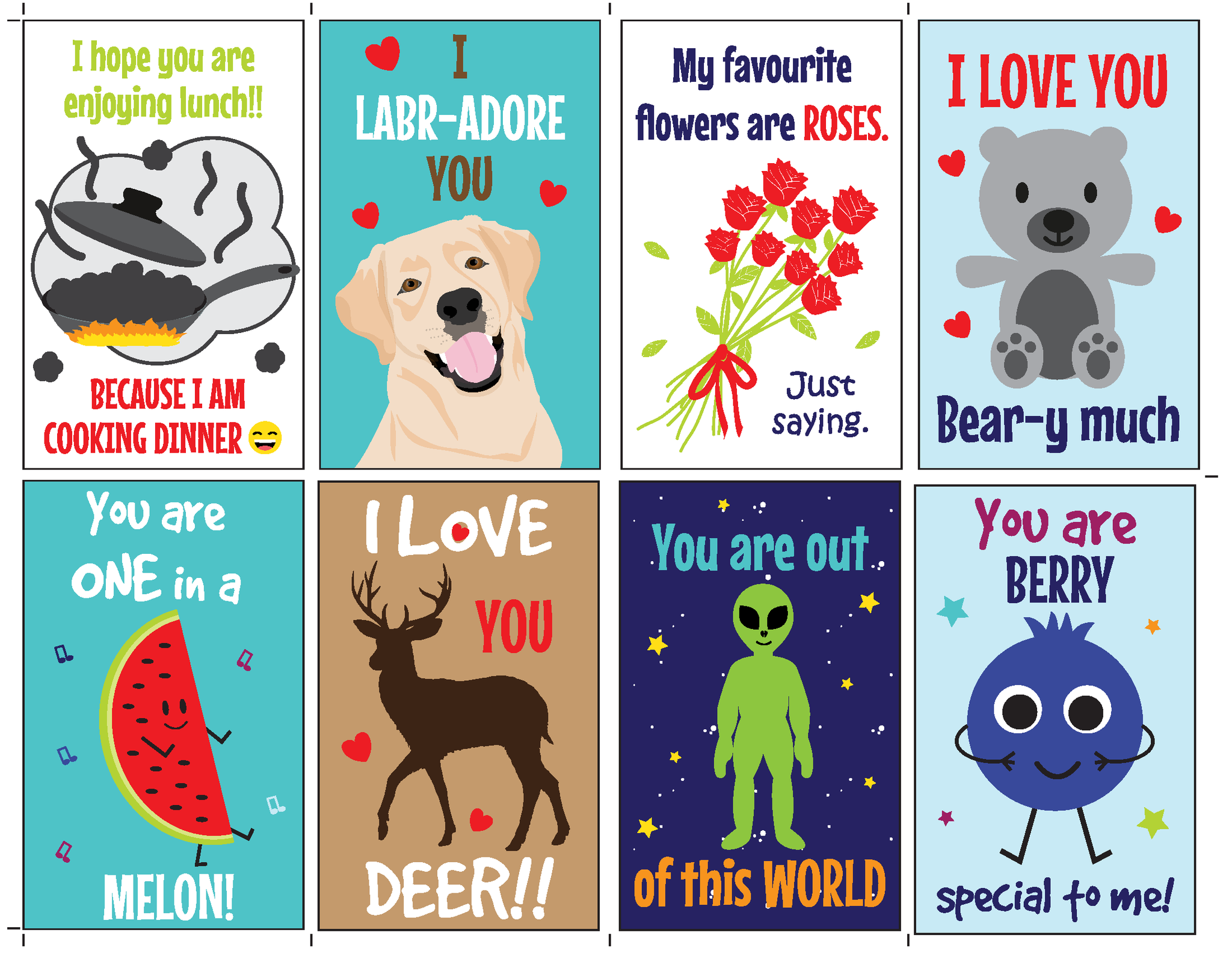 Lunchbox Notes for Adults Beautiful and Unique Lunchbox Cards Funtastic Idea