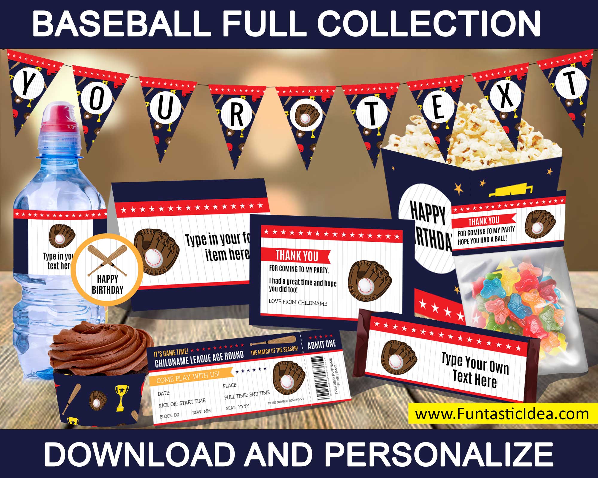 Baseball Party Printables! - B. Lovely Events