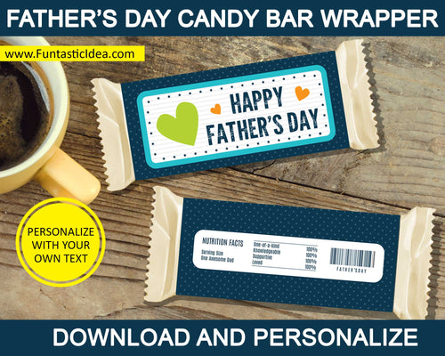 Father's Day Candy Bar Wrapper