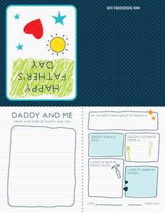 Father's Day Card from Child to Daddy