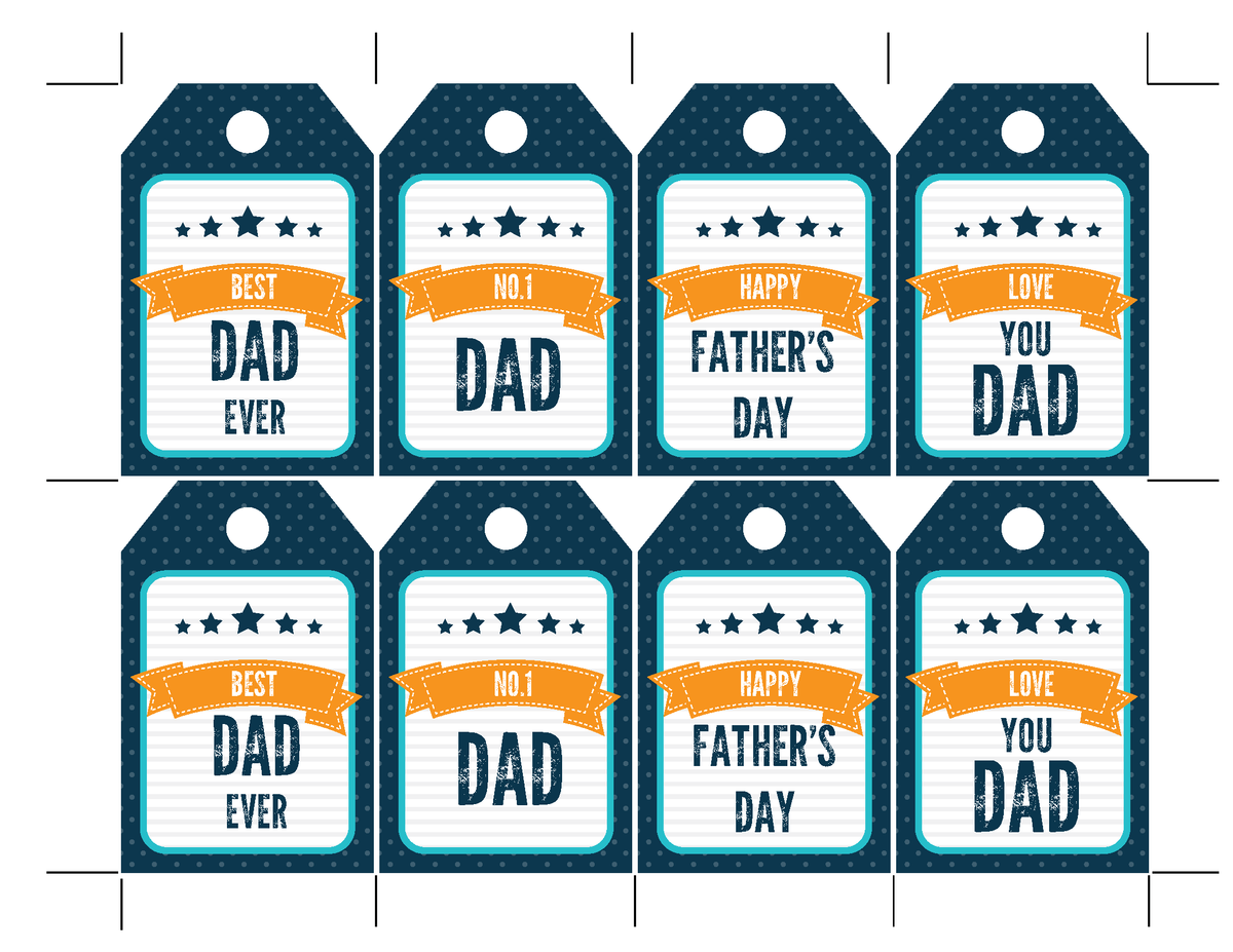 Father's Day Gift Labels – Funtastic Idea