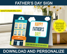 Load image into Gallery viewer, Father&#39;s Day Sign
