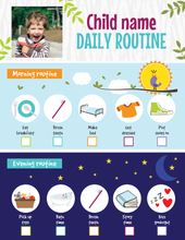 Load image into Gallery viewer, Kids Daily Routine Printable