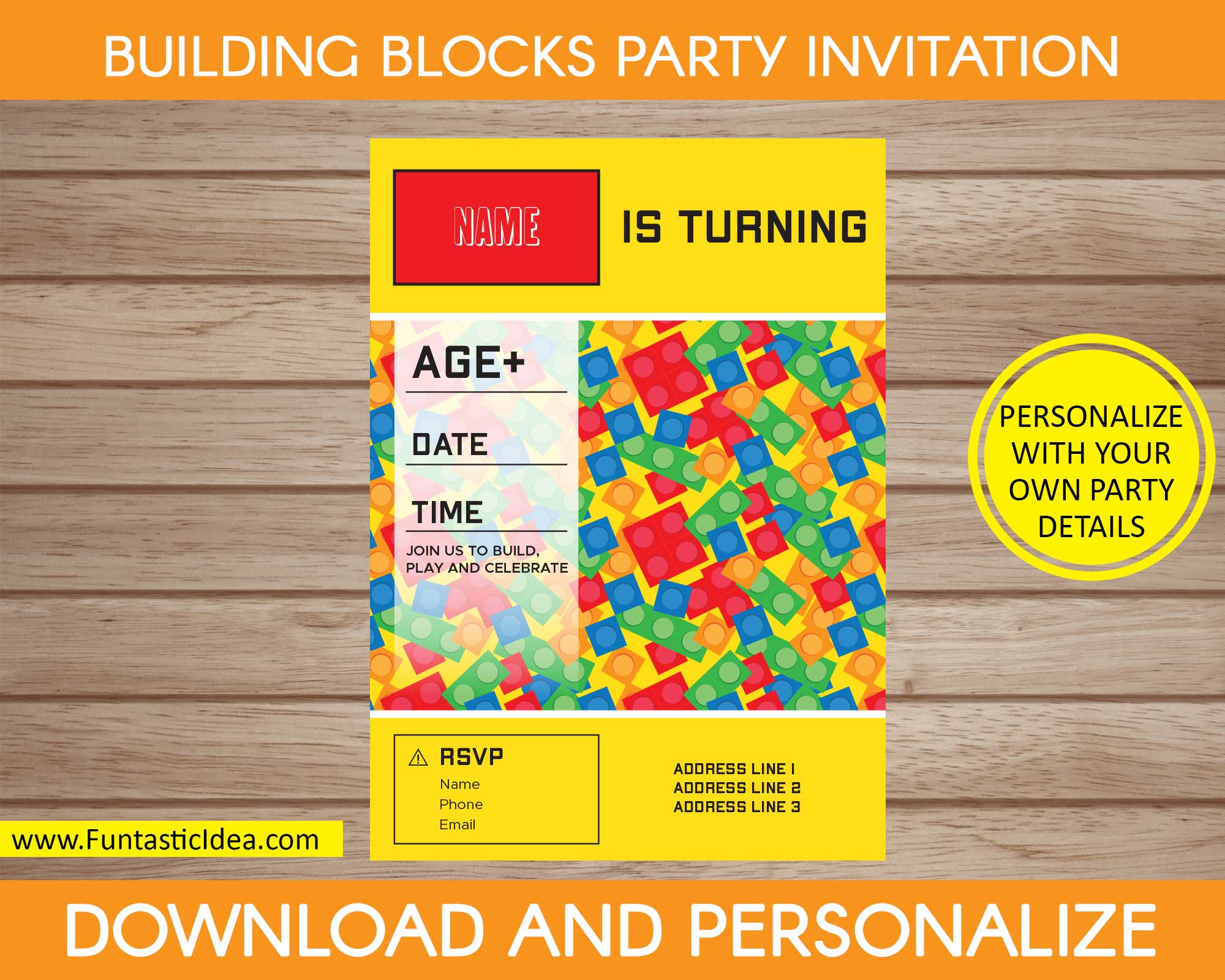lego-party-invitation-uniquely-designed-easily-personalized-funtastic-idea for Free Printable Lego Birthday Cards Lego Party Invitation | Uniquely Designed & Easily Personalized – Funtastic Idea for Free Printable Lego Birthday Cards