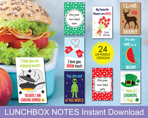 Adults Lunchbox Notes, Love Notes