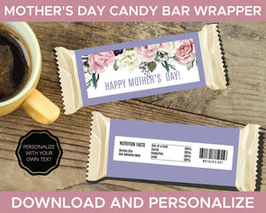 Mothers Day Candy Bar Wrapper