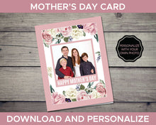 Load image into Gallery viewer, Mothers Day Card Personalized with a Photo