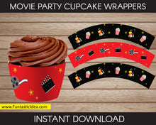 Load image into Gallery viewer, Movie Party Cupcake Wrappers