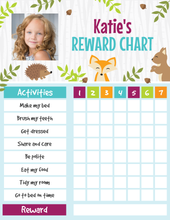 Load image into Gallery viewer, Personalized Reward Chart for Kids