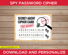 Load image into Gallery viewer, Spy Party Password Cipher