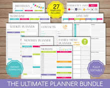Load image into Gallery viewer, Planners Bundle 