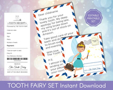 Load image into Gallery viewer, Tooth Fairy Kit | Tooth Fairy Letter | Tooth Fairy Receipt