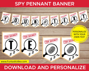 Spy Party Pennant Banner